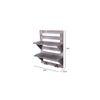 WOODENMOOD Rectangular Wall Rack