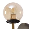 Eliante Modern Wall Lights Mild Steel & Glass Material Brown, Gold & Champaign Finish