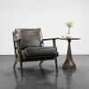 Cortez Solid Wood Relax Chair in Rustic Black