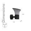 Miseno Aluminium Outdoor Wall Light