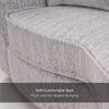 Opus 2 Seater Fabric Sofa in Dusk Grey Colour