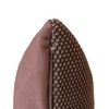 Moss Stitch Knit Floor Cushion Cover  Chocolate Brown 27.5X27.5  Inches