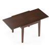 Murphy 4-To-6 Extendable - Dalla 6 Seater Dining Table Set (Colour- Beige, Finish- Dark Walnut)