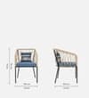 Patio Lounge Chair In Black Finish