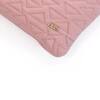 Totit Cameo Pink Cotton Knitted Cushion Cover 18X18 Inches