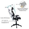 Reaii Mid Back Ergonomic Chair in Black Colour