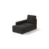 Apollo Compact Sofa (Colour : Graphite Grey, Cushion : Soft, Back Type : High Back, Seating Capacity : Left Aligned 3 Seater + Left Aligned Chaise + Ottoman)