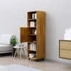 Hexa Engineered Wood Bookshelf Multipurpose Storage Rack in Giant Wood Colour