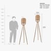 Henka Natural Handcrafted Floor Lamp