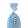 Moss Knit Cadet Blue Cushion Cover 16X16  Inches