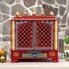 D'Dass Sheesham and Mdf Wooden Home Temple For Pooja Mandir For Home