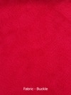 Citrus Boucle Fabric Arm Chair in Red
