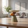 Modern Abstract Pebble Balance Sculpture Artistic Stone Stack Showpiece