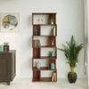 Crosbon Engineered Wood Bookshelf in Brown Maple