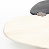Chap Marble Coffee Table In Brass  Finish