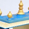 D'Dass Sheesham and Mdf Wooden Home Temple For Pooja Mandir For Home