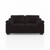 Esquel Premium 2 Seater Fabric Sofa in Deep Brown Velvet Colour