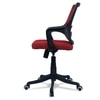 Ddeasirea Mid Back Ergonomic Chair in Red Colour