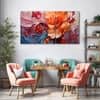 The Castle Decor Abstract Art Wall Painting Wooden Framed Digital Painting 27x48 Inch (Style 15)
