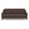 Abbey 3 Seater Fabric Sofa in Daschund Brown Colour