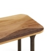 Dune Solid Oak Wood Dining Table With 6  Bren Dining Chairs (Finish : Gradient Oak, Chair Colour : Ivory)