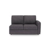 Apollo Fabric Sectional Sofa (Colour : Steel, Cushion : Hard, Back Type : Regular, Seating Capacity : Left Aligned 2 Seater + Left Aligned Chaise)