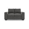 Leslie 2 Seater Fabric Sofa (Smoke Grey)