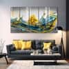 The Castle Decor Nature Art Wall Painting Wooden Framed 27x48 Inch (Style 11)