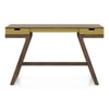 Truman study table Passion Flower in Danish Walnut Finish