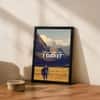 The Castle Decor I Did It Motivational Mountain Wall Art 8x12 Inch