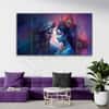 The Castle Decor Radha Krishna Wall Painting Wooden Framed 27x48 Inch (Style 3)