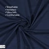 Premium Terry Polyester Fabric Waterproof Mattress Navy Blue King 78X72