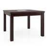 Brighton-Fabio 4 Seater Dining Table With Set Of 4 Chairs Colour-Matty Olive Finish-Mahogany