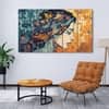 The Castle Decor Modern Abstract Woman Puzzle Wall Art Set of 5 27x48 Inch