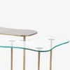 Elara Mild Steel Coffee Table Set of Two in Antique Satin Finish