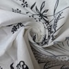 Sia White Floral 400 TC Cotton Flat Super King Size Bedsheet with 2 Pillow Covers – Threads