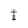 Willa Vintage Multicolor Shade Table lamp with Iron Base