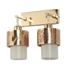 Eliante Modern Wall Lights Mild Steel & Glass Material Gold & White Finish