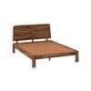 Samriddh Solid Wood Queen Size Non Storage Bed In Provincial Teak Finish