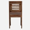 Elian Solid Wood Dining Chair in Warm Walnut Finish - Set of 2