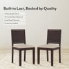 Oribi Solid Wood Dining Chair Set Of 2 In Mahogany Finish