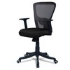 Peacifice Mid Back Ergonomic Chair in Black Colour