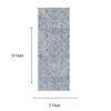 Neulooms Handloom Knotted Reversible Flatweave Runner Rug Blue or Ivory 2x9