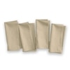 Luxe Home Cotton Kitchen Napkin for Dining Table and Kitchen Set of 4 (Beige, 45x45 cm)