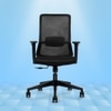 Veritas Mid Back Mesh Office Chair in Black Colour