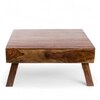Bradford Sheesham Wood Coffee Table In Teak Finish