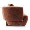 Brie 3 Seater Fabric Sofa In Terracotta Colour