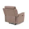 Silvana One Seater Motorized Fabric Recliner in Taupe Beige Colour
