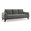 Granada Sofa Set (Colour : Ash Grey Velvet , Seater : 3+2+1)