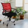 Vertigo Ergonomic Mesh Office Chair Mid Back (Red-Black)